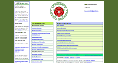 Desktop Screenshot of lancashire-archery.org.uk