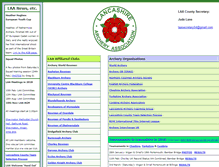 Tablet Screenshot of lancashire-archery.org.uk